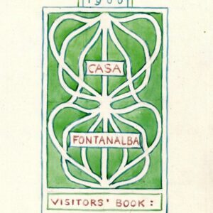 The Casa Fontanalba Visitors’ Book – life-size art reproduction
